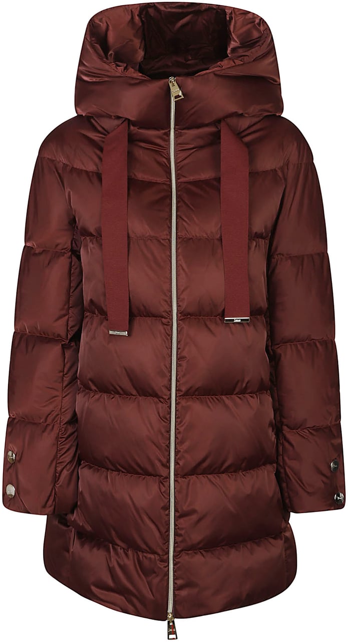 Herno A-shape Down Jacket Red Rood