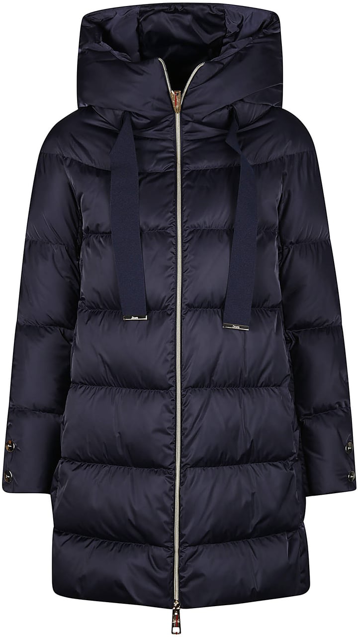 Herno A-shape Down Jacket Blue Blauw