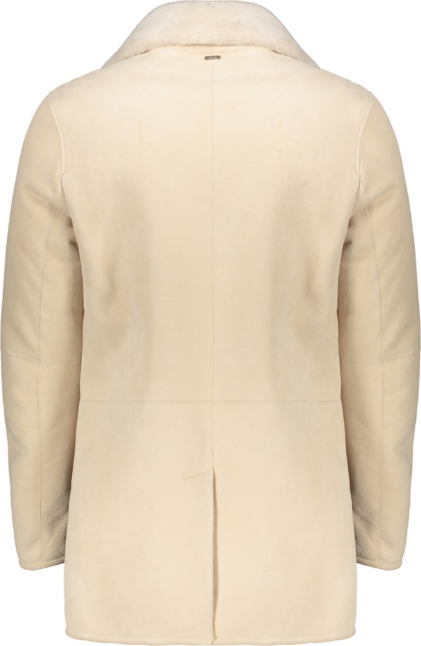 Herno Leather jacket made of lamb Neutraal