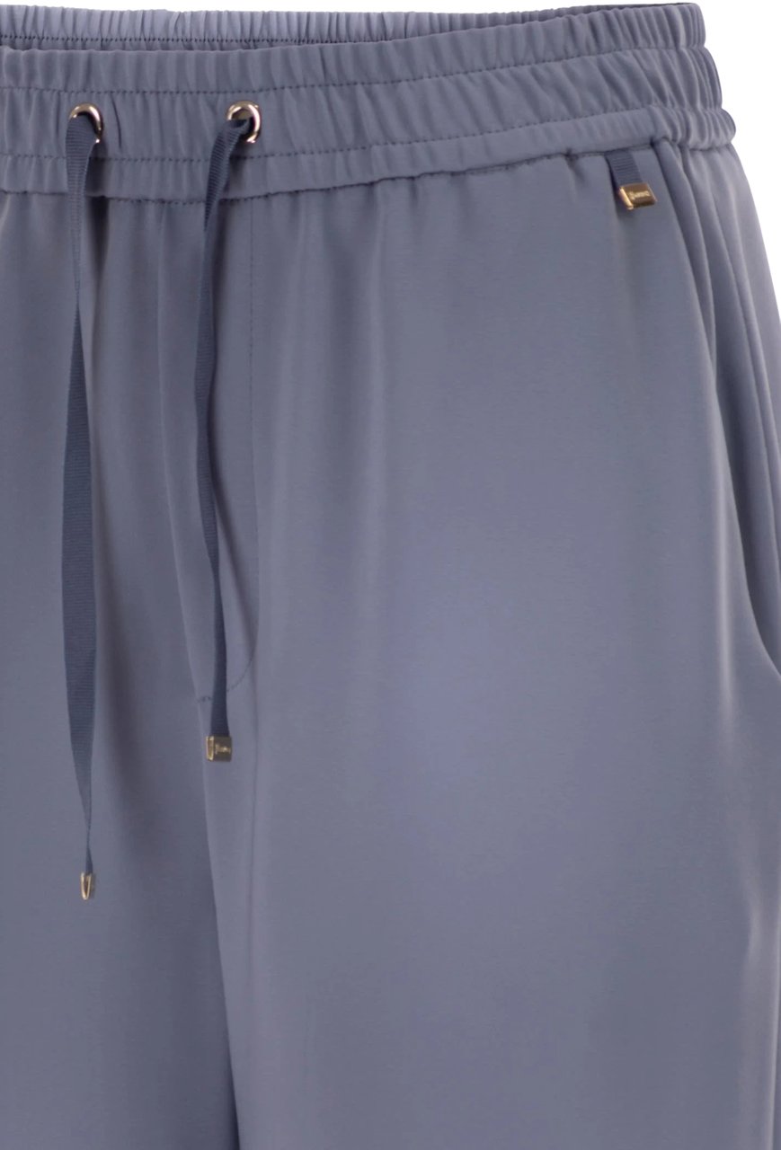 Herno Trousers Azzurro Grigiato Grijs
