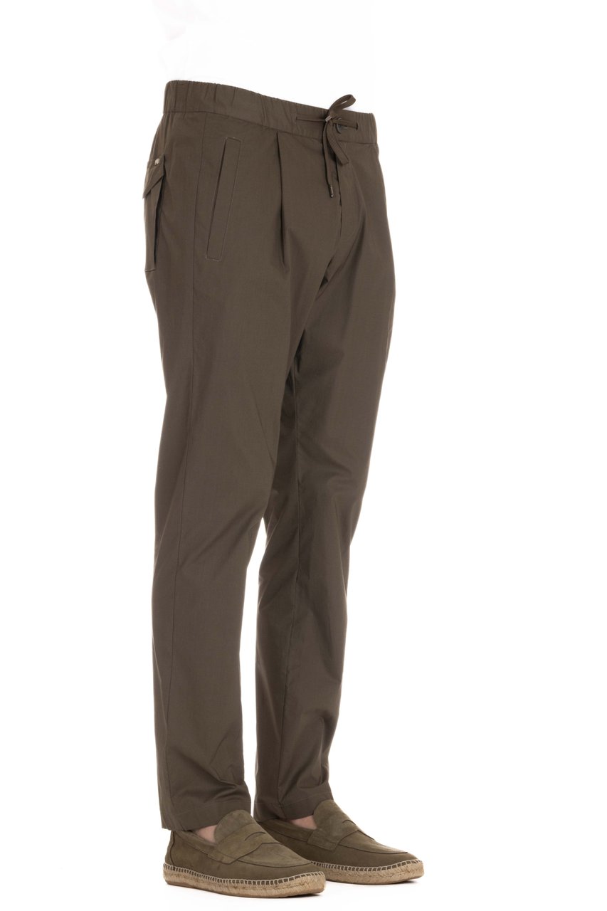 Herno Superlight Cotton Trousers Grijs