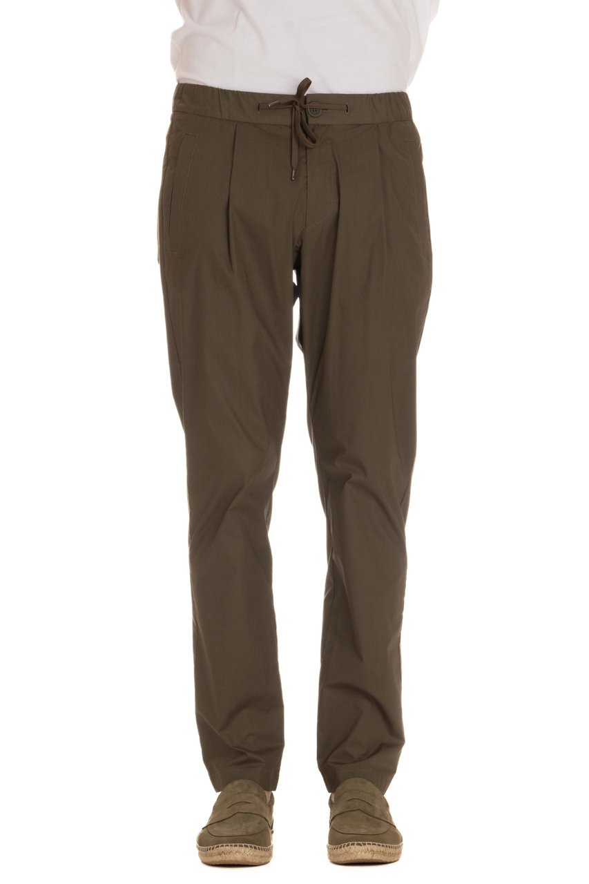 Herno Superlight Cotton Trousers Grijs