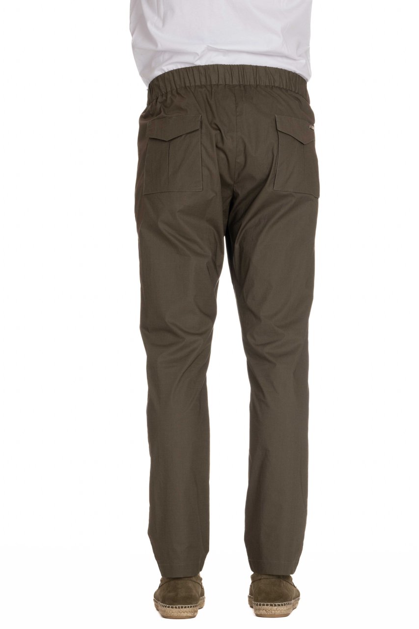 Herno Superlight Cotton Trousers Grijs