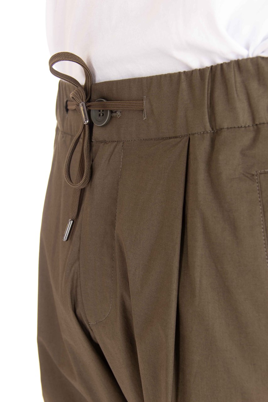 Herno Superlight Cotton Trousers Grijs