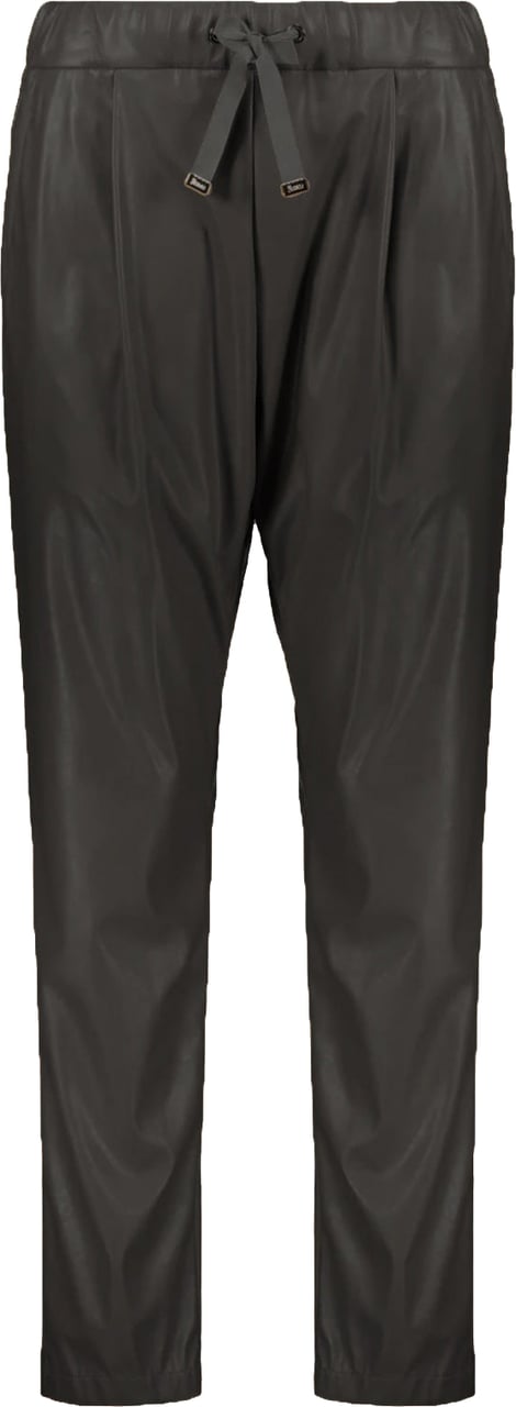 Herno elasticated drawstring trousers Zwart