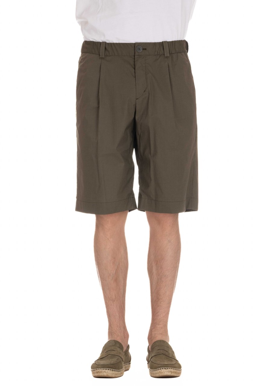 Herno Superlight Cotton Bermuda Grijs