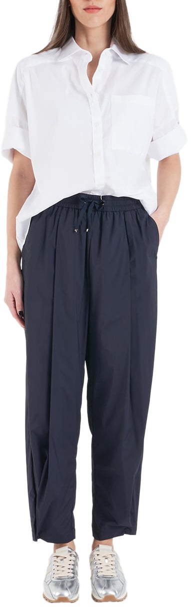Herno Pleated pants Blauw