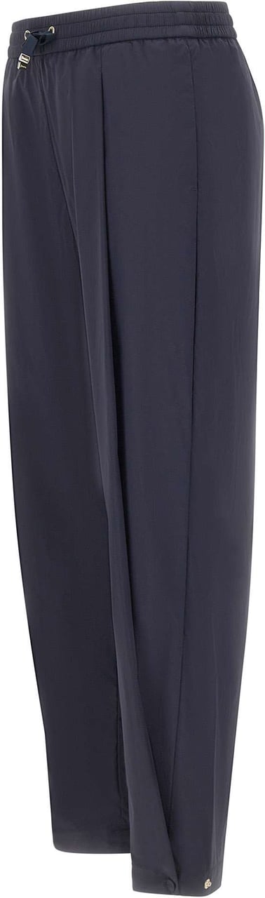 Herno Trousers Blue Blauw