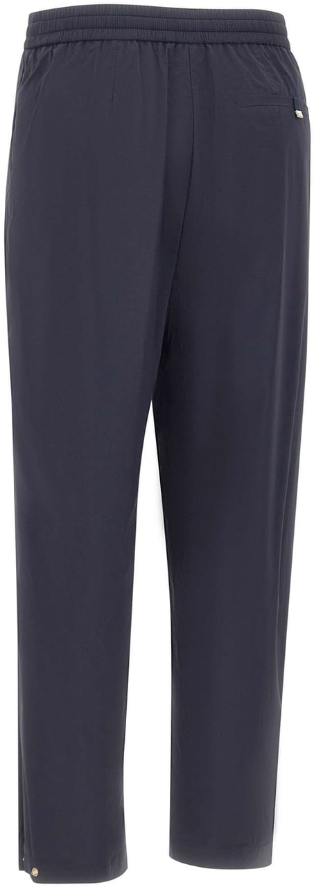 Herno Trousers Blue Blauw