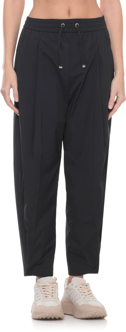 Herno Trousers Black Zwart