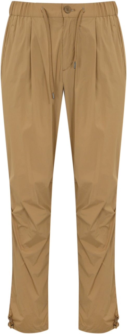 Herno Trousers Camel Beige