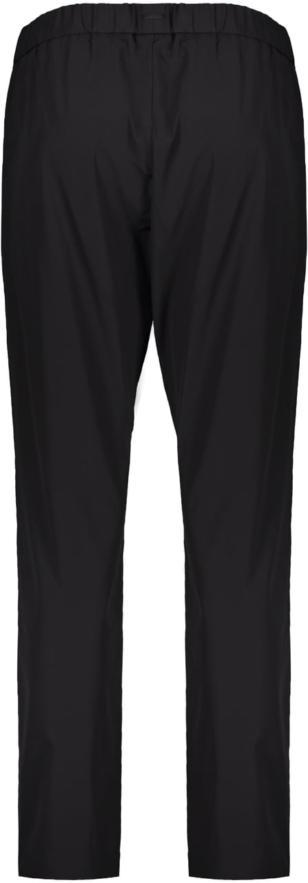 Herno Lightweight casual pants with adjustable waist Zwart
