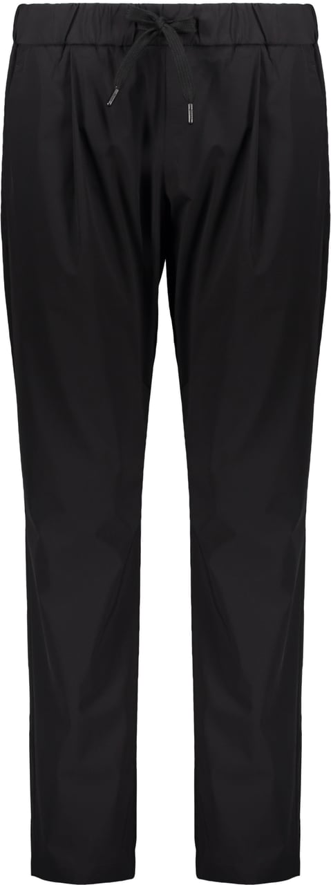 Herno Lightweight casual pants with adjustable waist Zwart