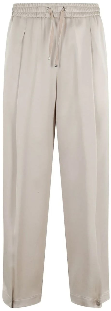 Herno Herno  pleated drawstring pants Beige