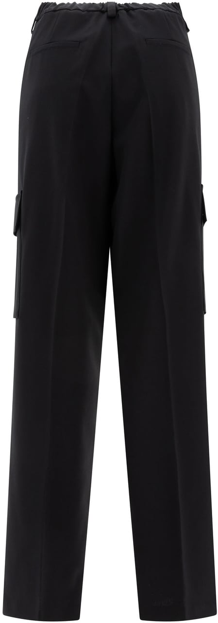 Herno Wool blend cargo trousers Zwart