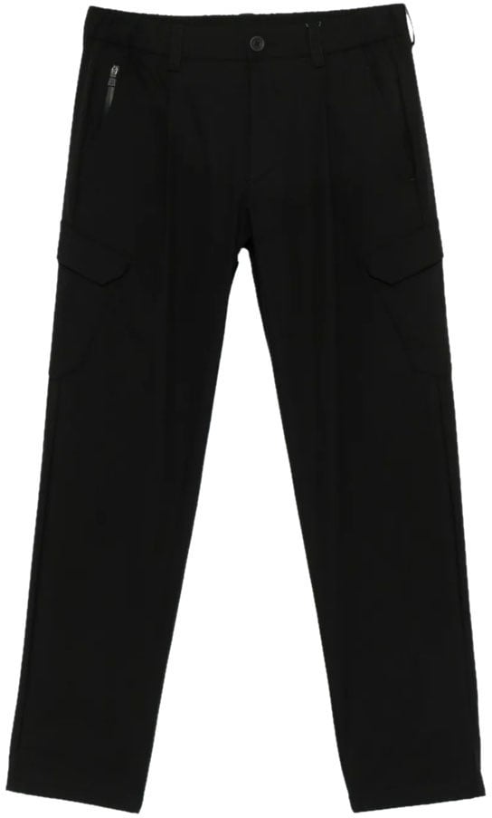Herno Trousers Black Zwart
