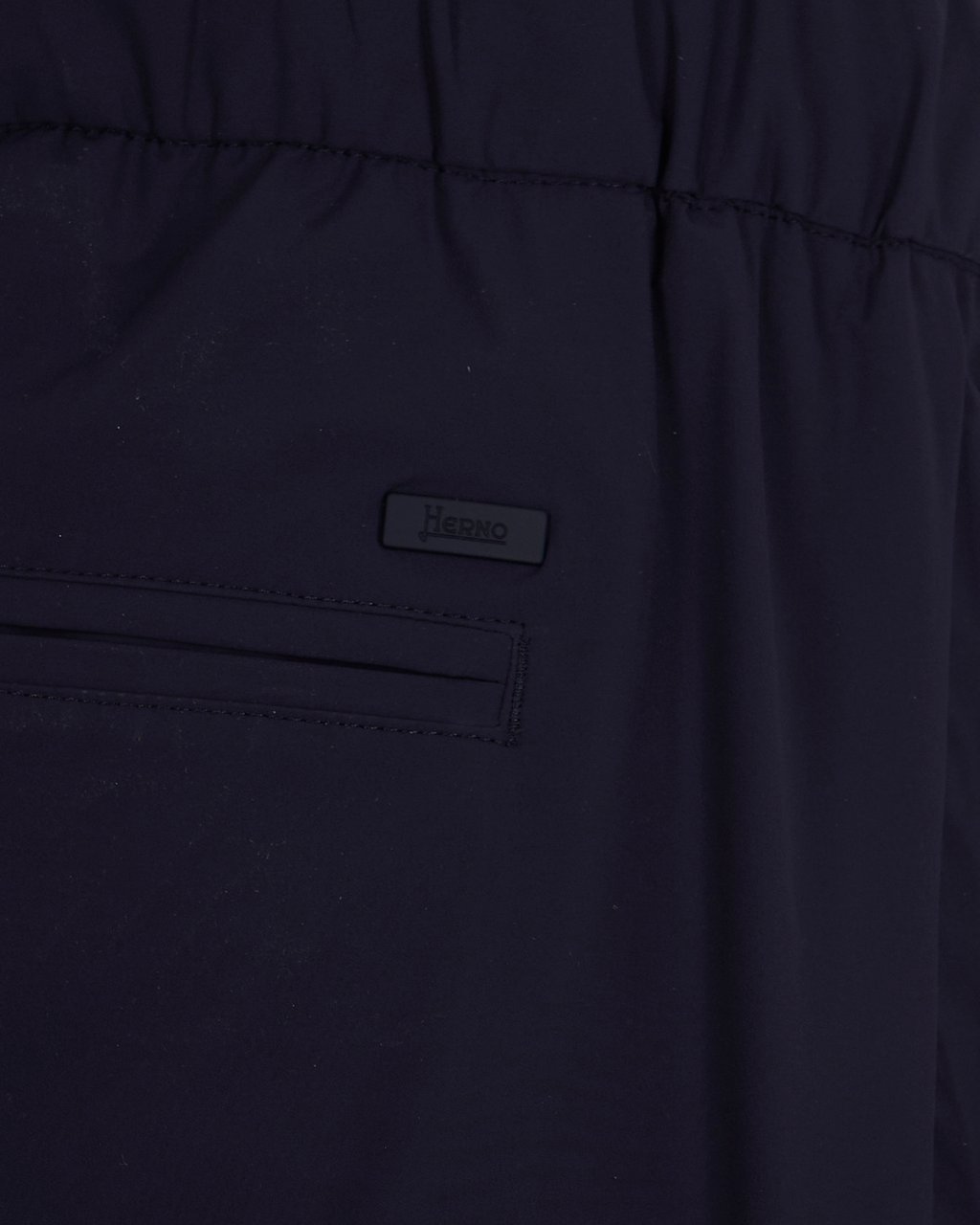 Herno Trousers Blue Blauw