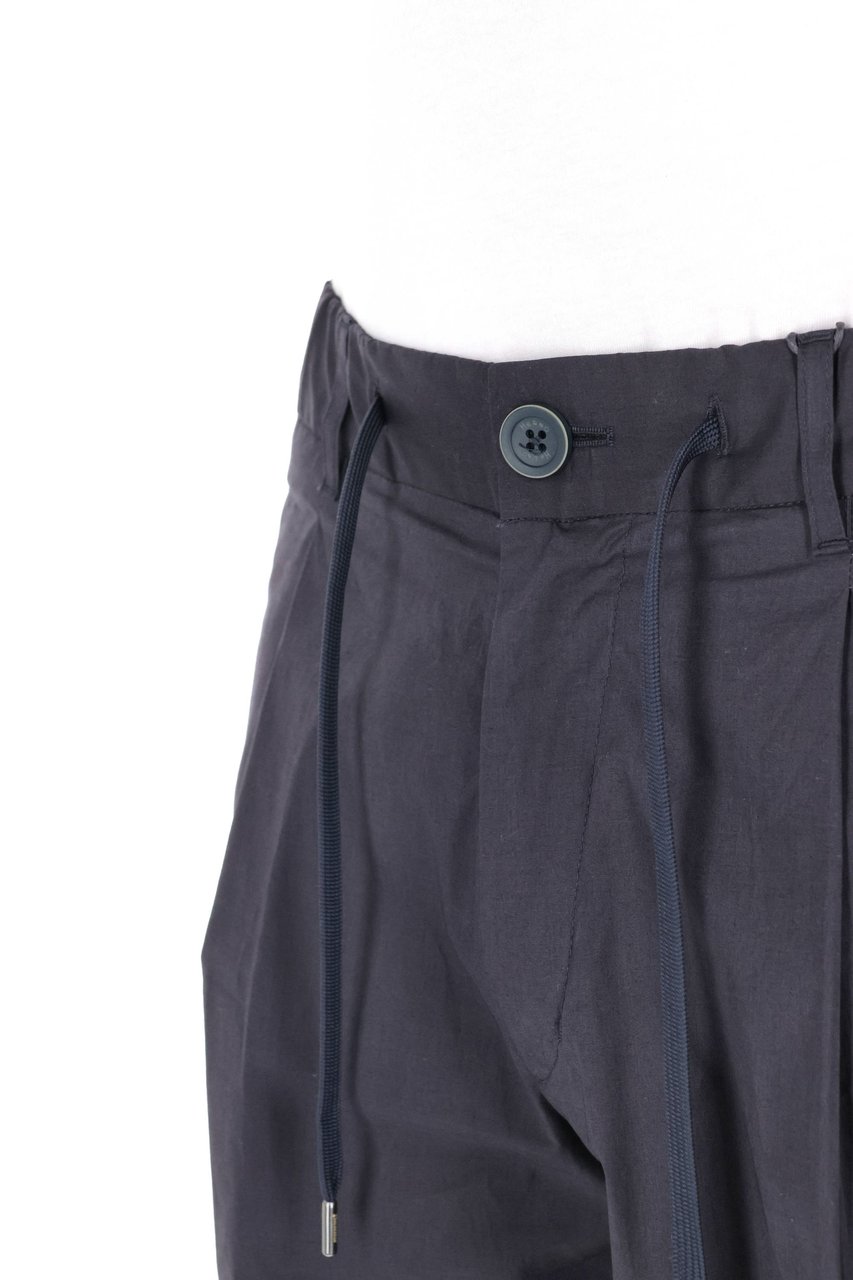 Herno Superlight Cotton Jogger Bermuda Zwart