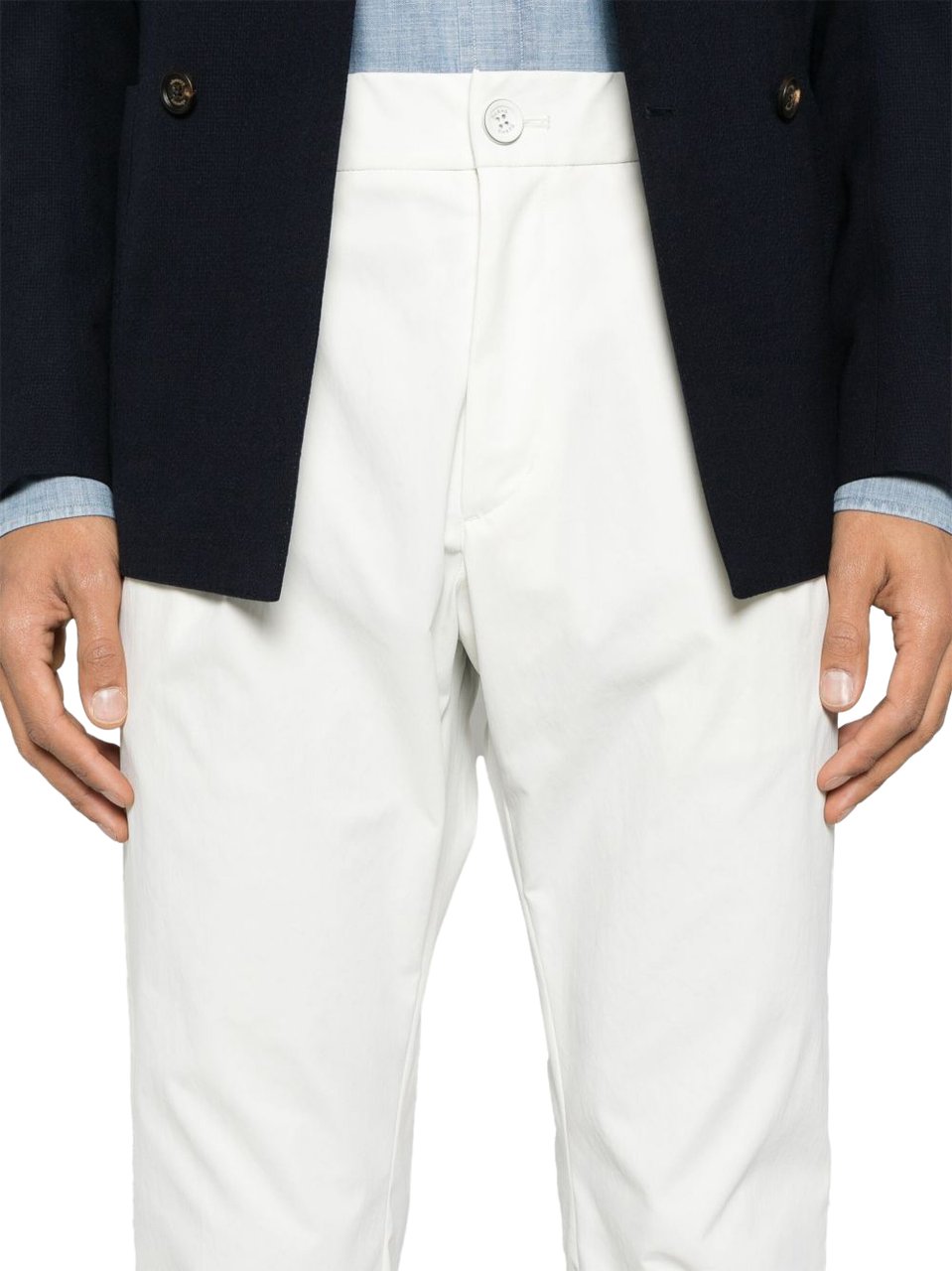 Herno Trousers White Wit