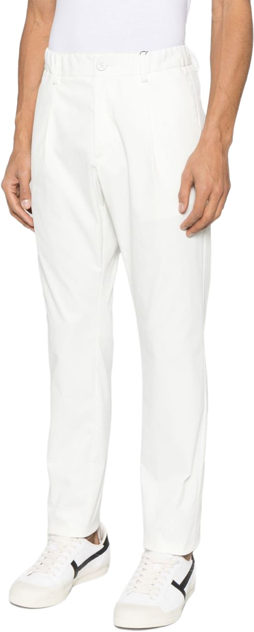 Herno Trousers White Wit