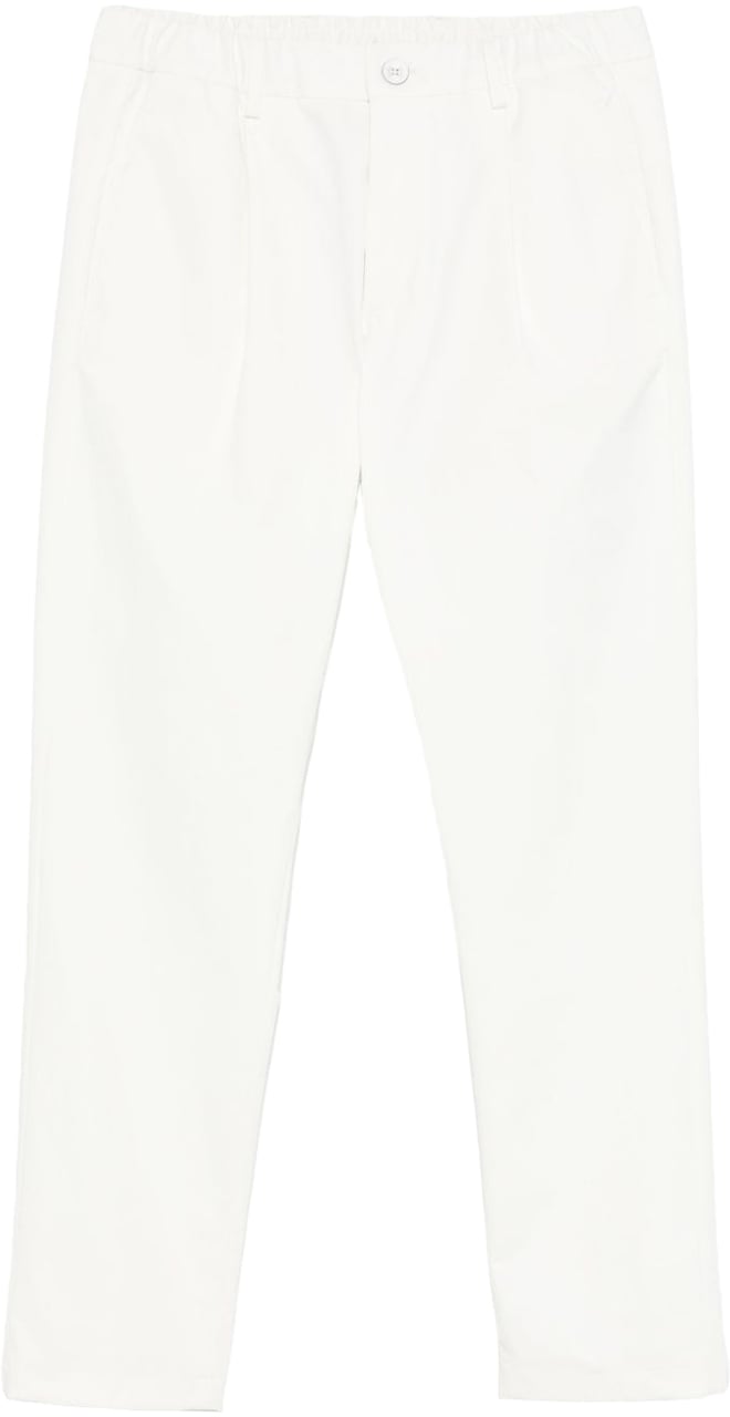 Herno Trousers White Wit