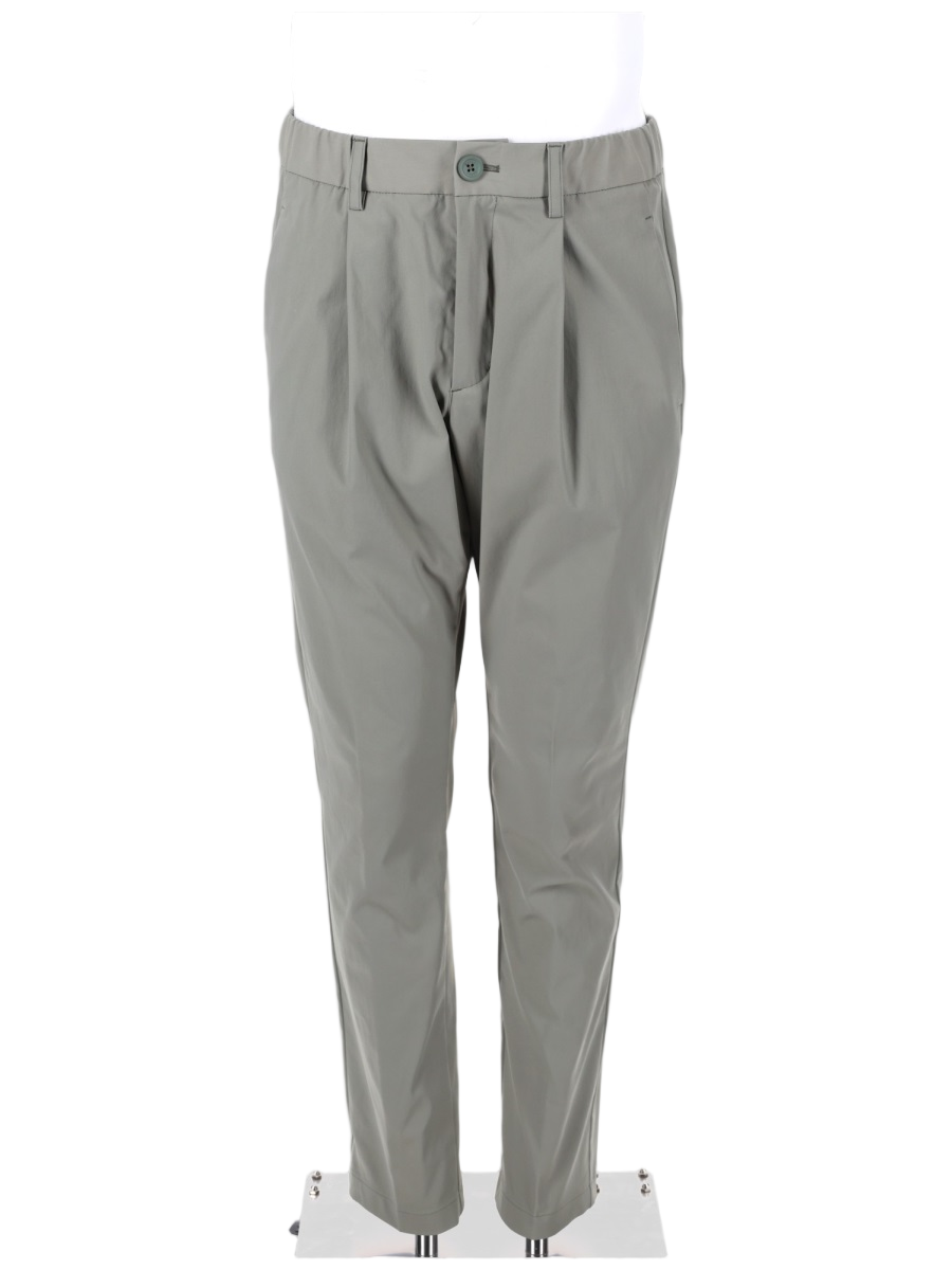 Herno Tailored Grey Technical Fabric Trousers Grijs