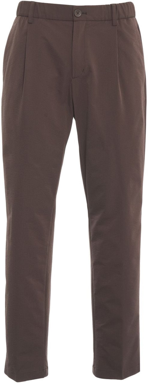 Herno Seersucker pants Bruin