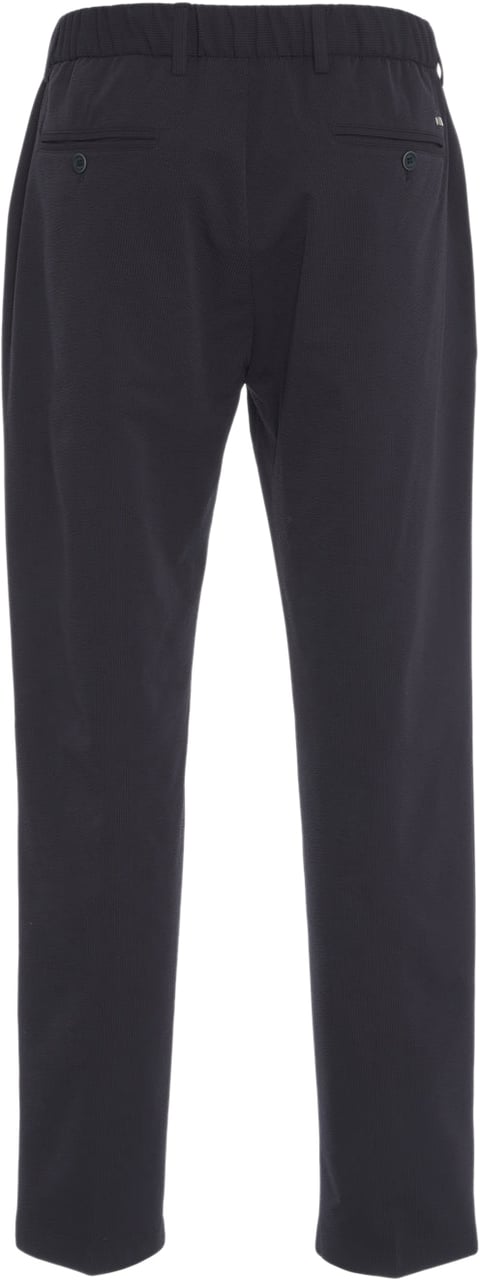 Herno Seersucker pants Blauw
