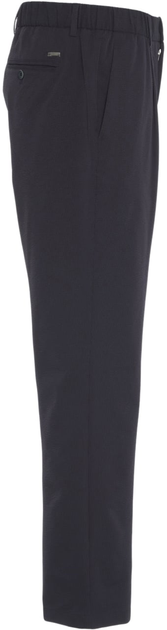 Herno Seersucker pants Blauw