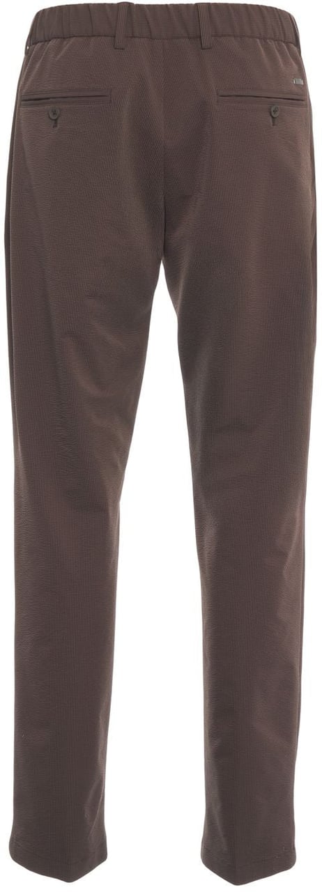 Herno Seersucker pants Bruin