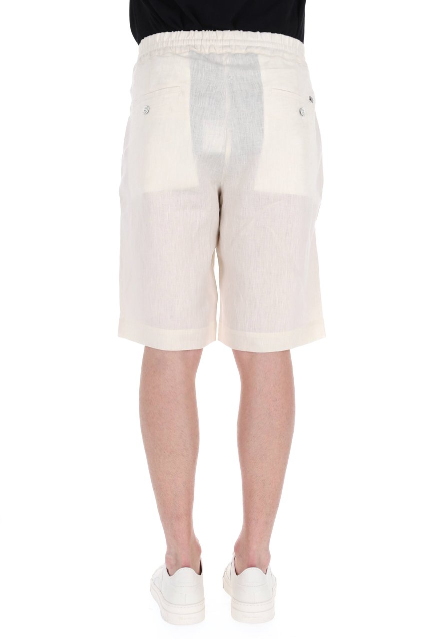 Herno Pure Linen Jogger Bermuda Neutraal