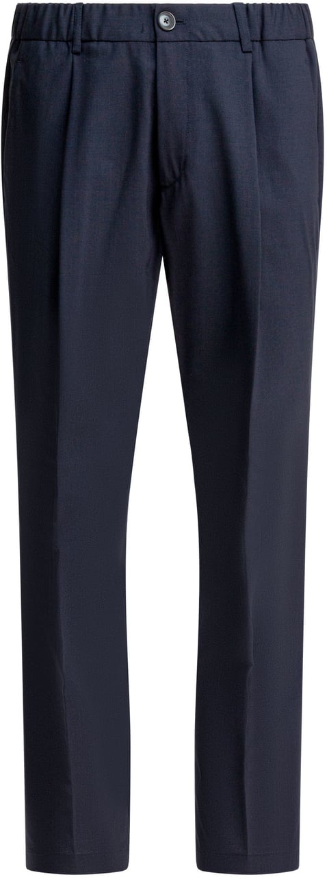 Herno Wool pants Blauw