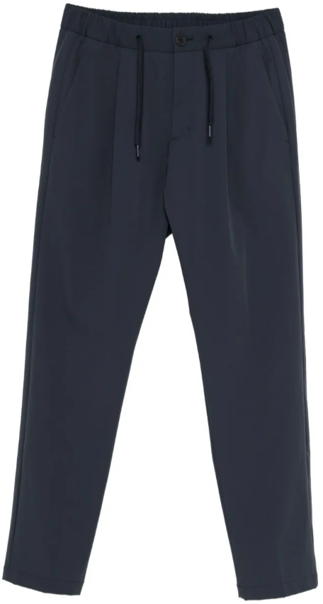 Herno Trousers Blue Blauw