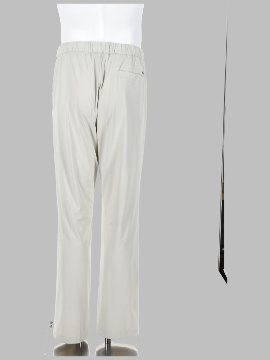 Herno Grey Relaxed Tapered Straight-Leg Pants Grijs