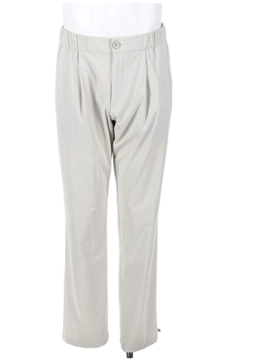 Herno Grey Relaxed Tapered Straight-Leg Pants Grijs