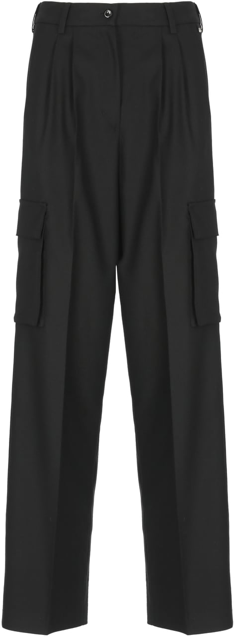 Herno Trousers Black Zwart