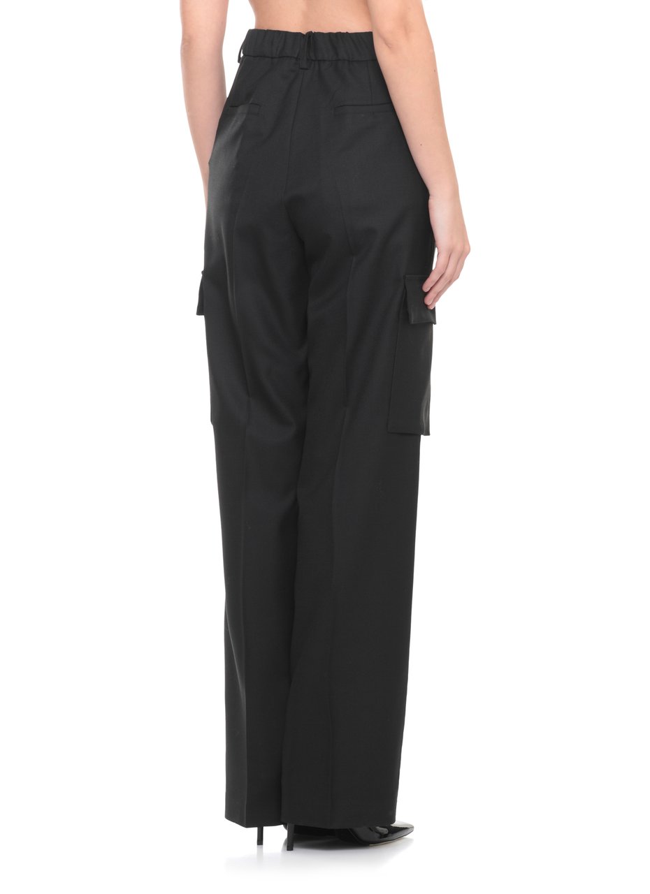 Herno Trousers Black Zwart