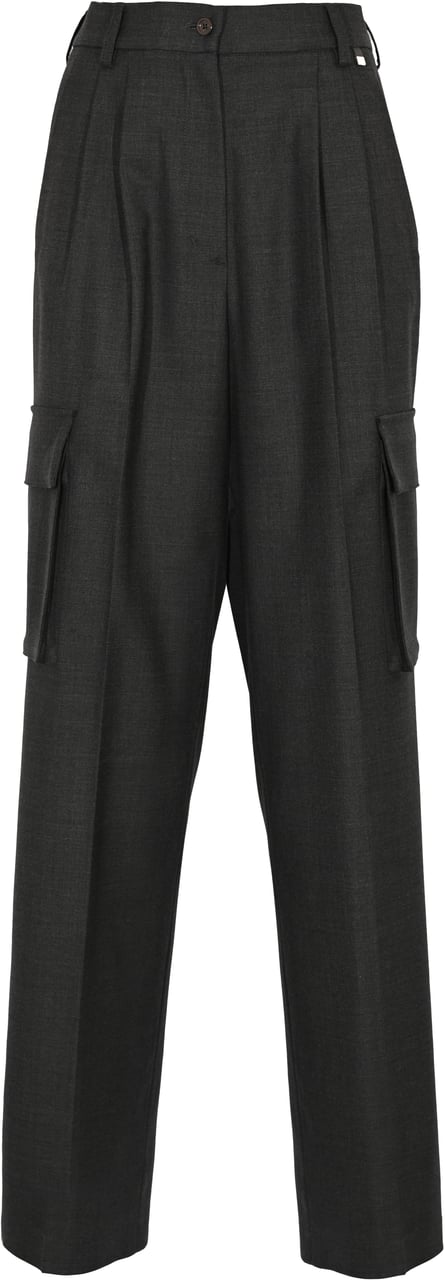 Herno Trousers Grey Grijs