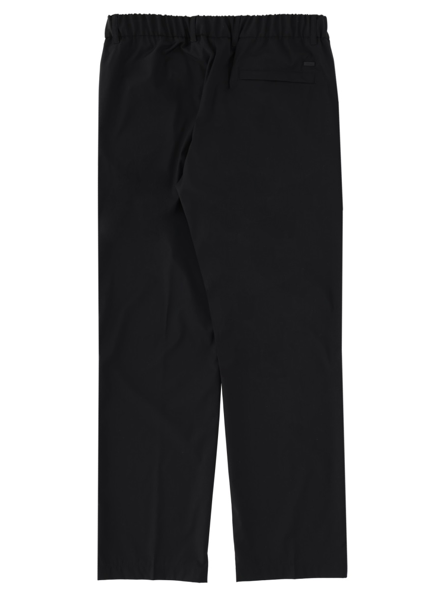 Herno Straight-Leg Smooth Matte Finish Pants Zwart