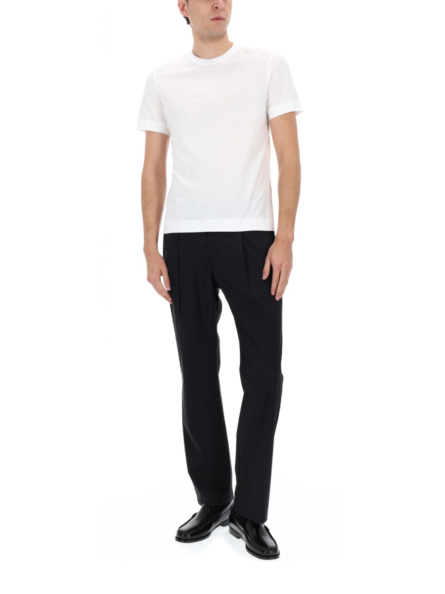 Herno Straight-Leg Smooth Matte Finish Pants Zwart