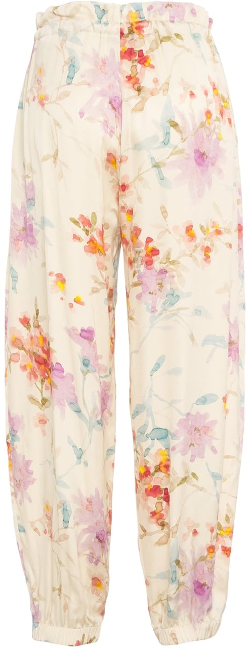 Herno Joggers with floral pattern Divers