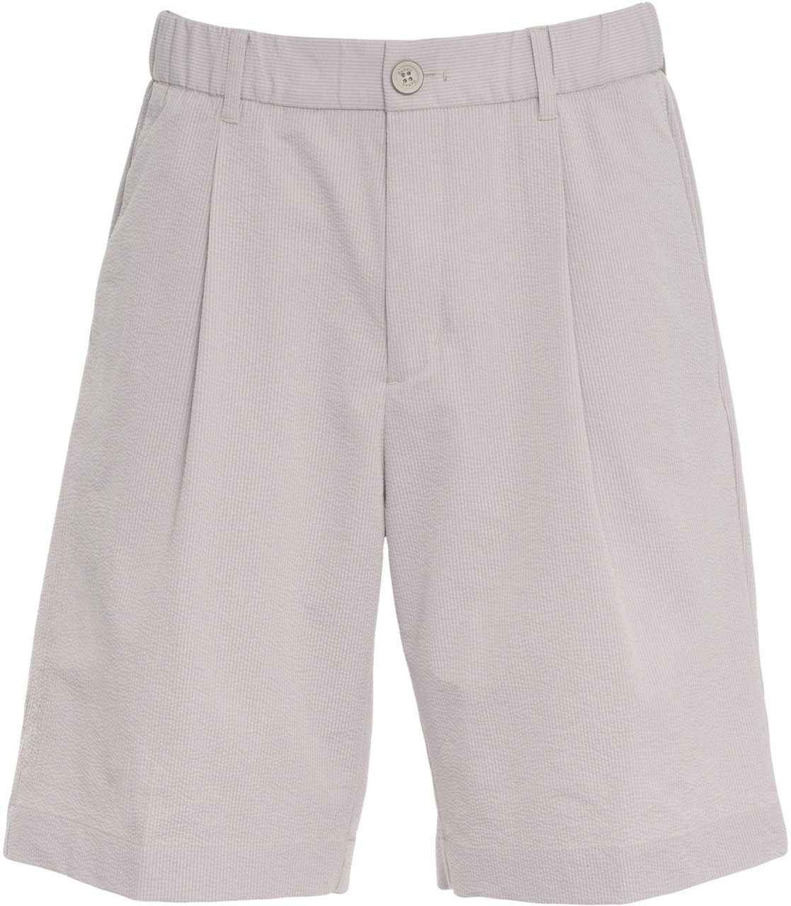 Herno Seersucker bermuda Taupe