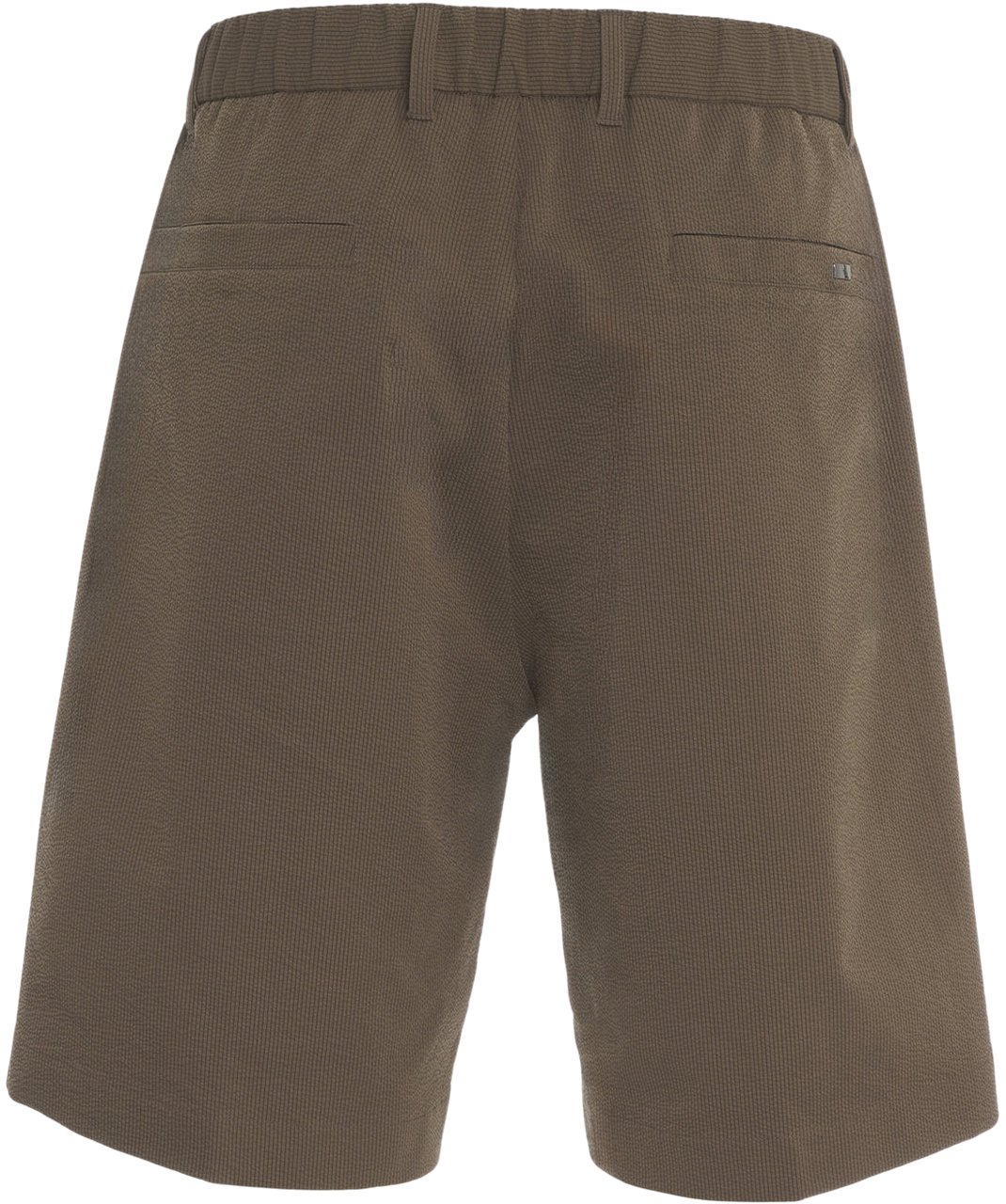 Herno Seersucker bermuda Groen