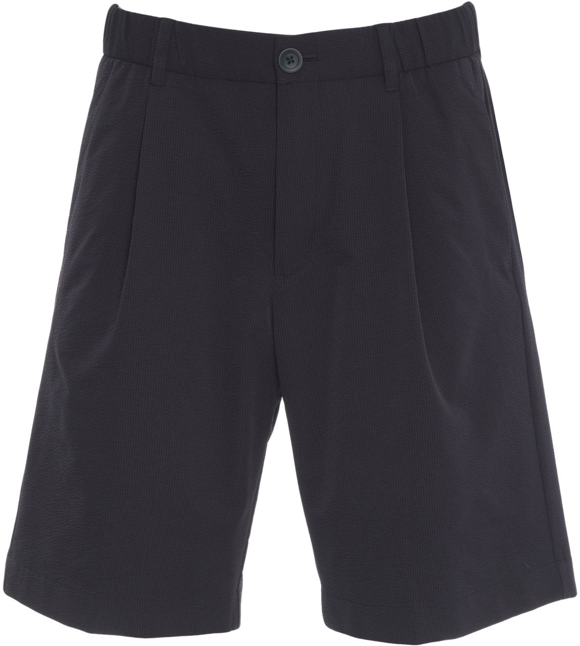 Herno Seersucker bermuda Blauw