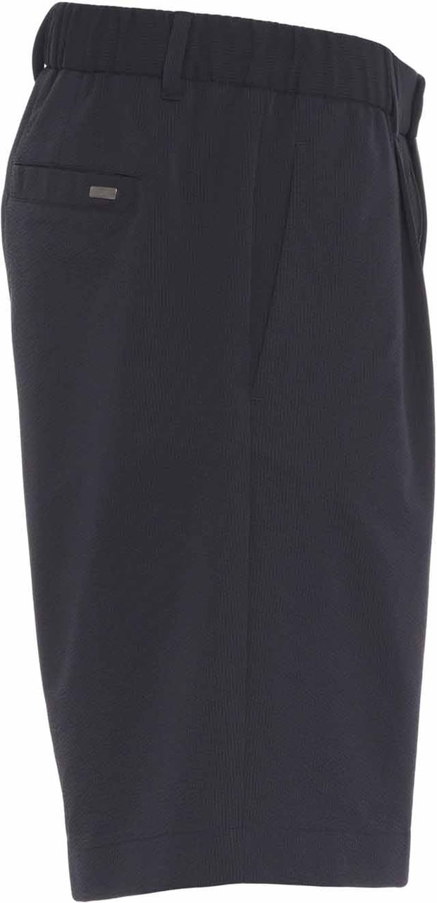 Herno Seersucker bermuda Blauw