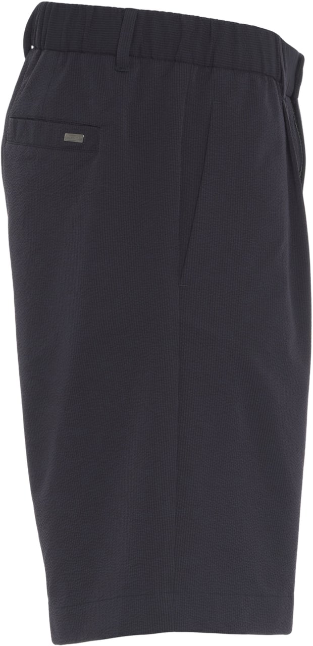 Herno Seersucker bermuda Blauw