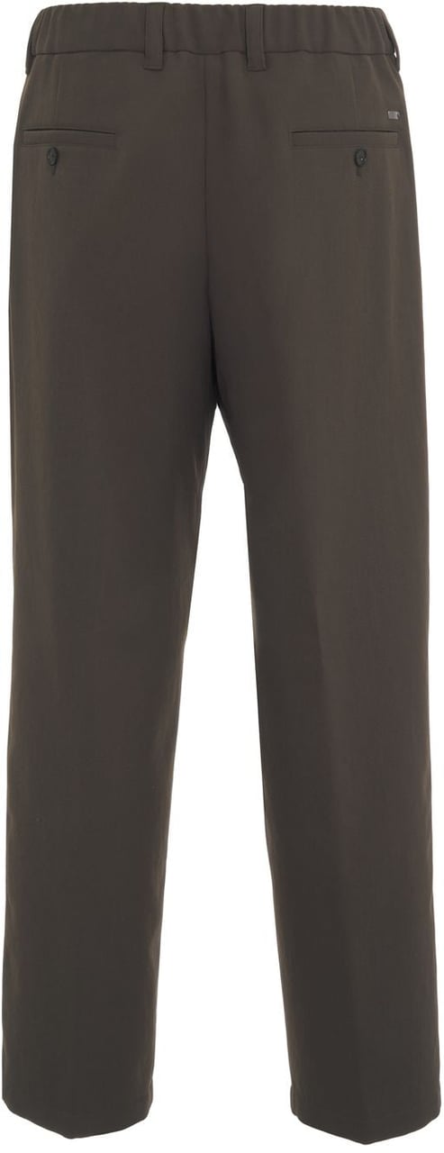 Herno Pleated pants Groen
