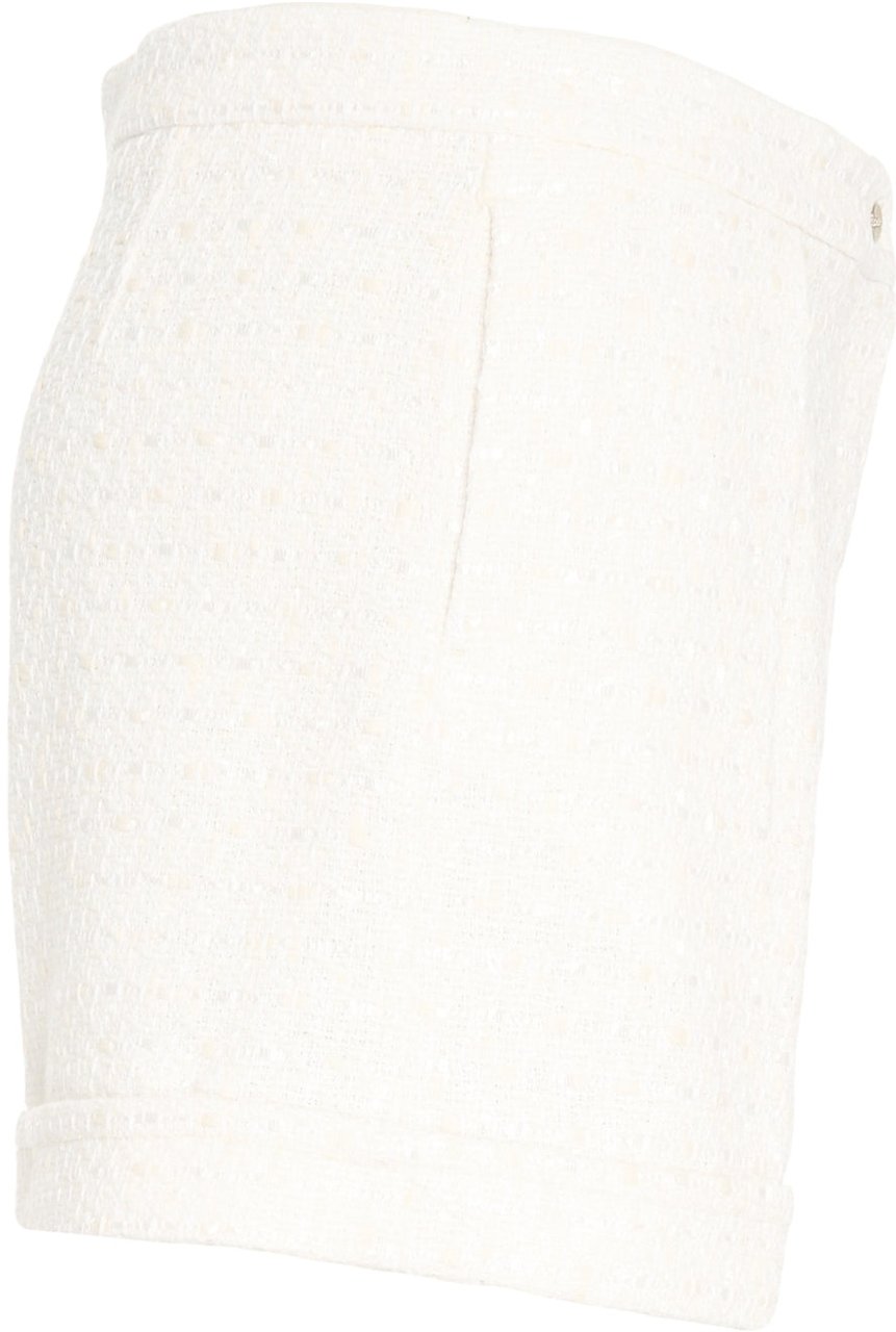 Herno Tweed shorts Wit