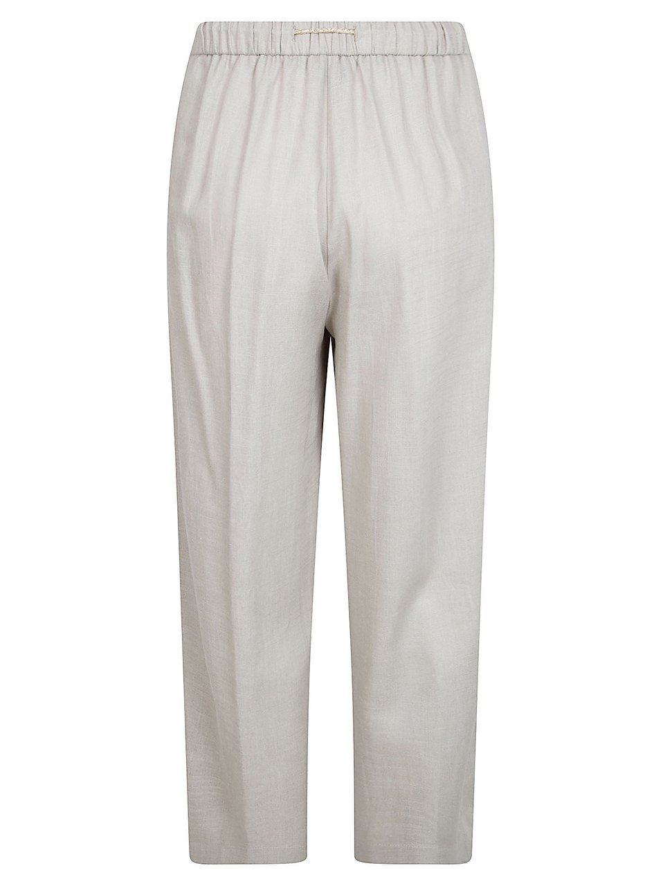 Herno Relaxed Fit Trousers with Tapered Leg and Drawstring Waistband Wit