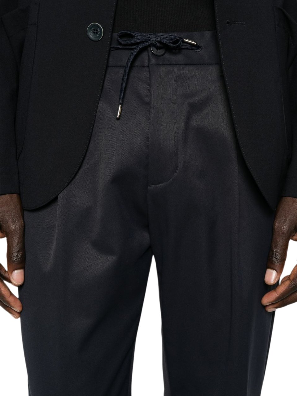 Herno Trousers Navy Navy
